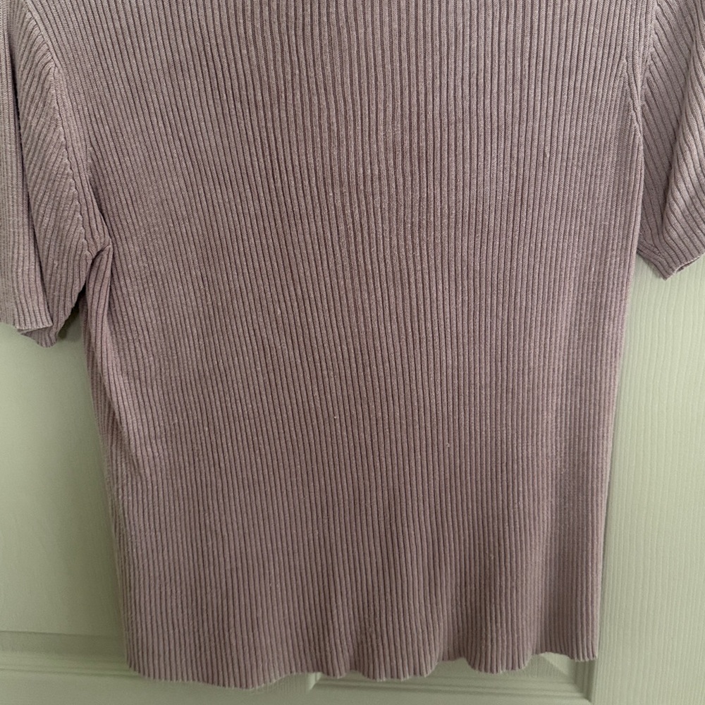 Vintage August Silk Dusty Rose Blouse - Picture 6 of 6